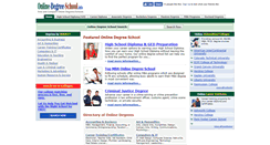 Desktop Screenshot of online-degree-school.info