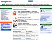 Tablet Screenshot of online-degree-school.info